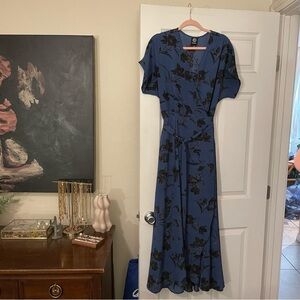 Sz M Bobeau Wrap Dress